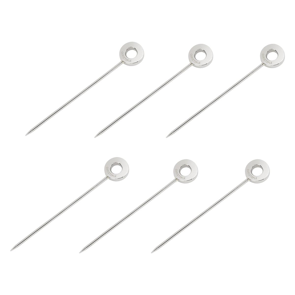 Christofle Oh de Christofle Stainless Steel Cocktail Picks - Set of 6