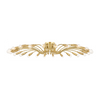 Hudson Valley Lighting Barney 24 Light 49.25 inch Aged Brass Semi Flush Ceiling Light