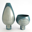 Global Views Azure Two Tone Pod Vase