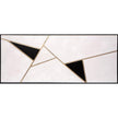 Sunpan Geometric Relation Black Floater Frame