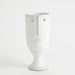 Global Views Long Nose Vases & Bowl - White