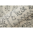 Feizy Belfort 8778F Transitional Medallion Rug in White/Gray