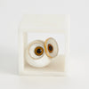 Global Views Alabaster Big Eyed Owl in Cube