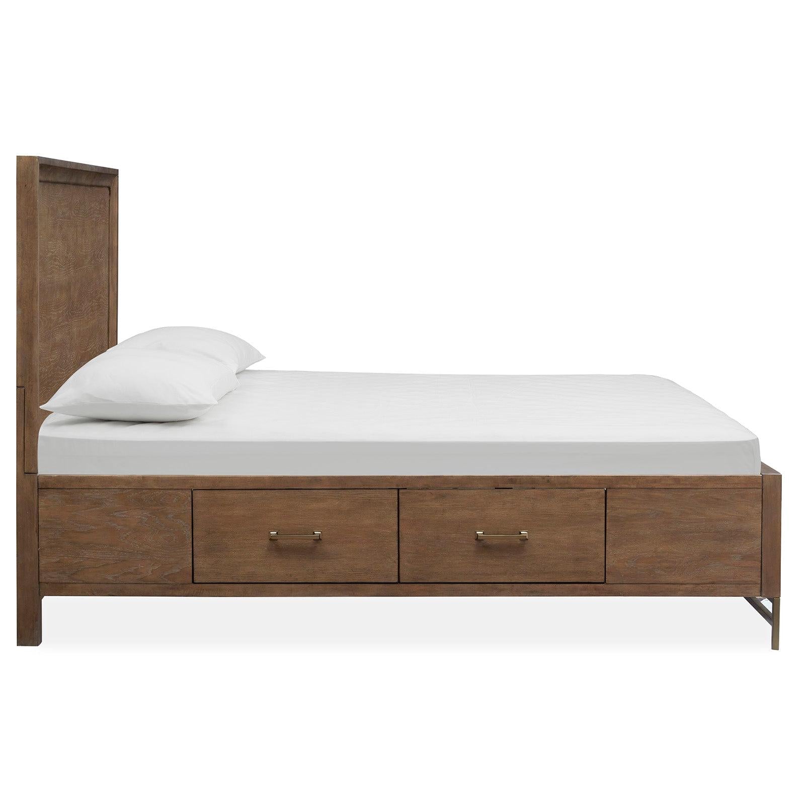 Magnussen Home Lindon Belgian Wheat & Coffee Bean Bed