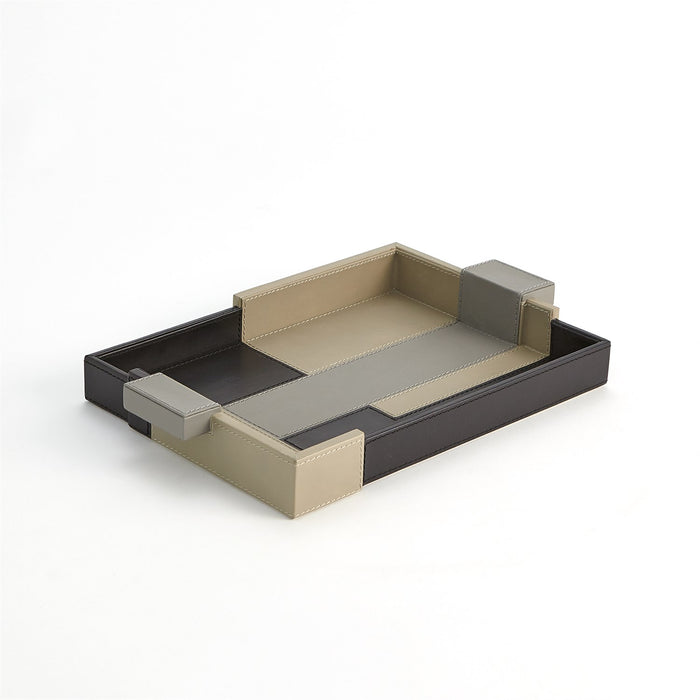 Global Views Piet TriColor Tray