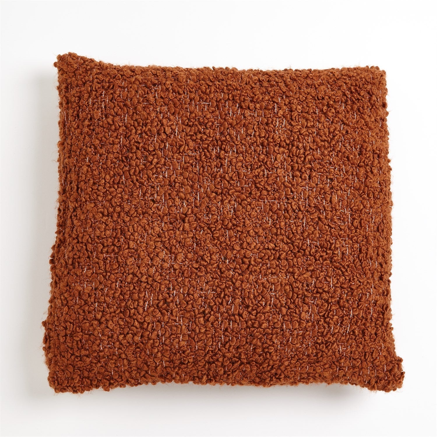 Global Views Rust Textured Boucle Pillow