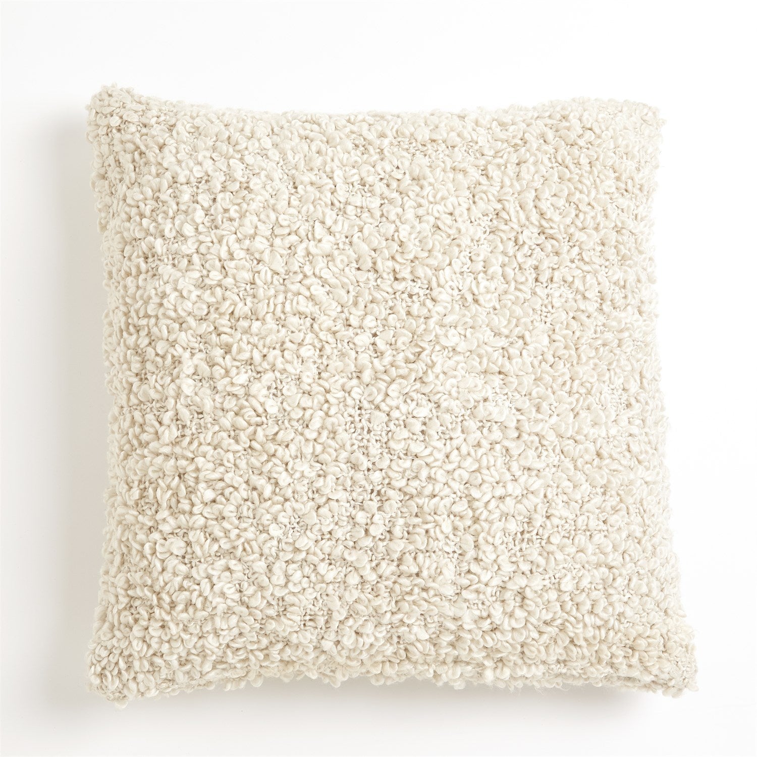 Global Views Natural Textured Boucle Pillow
