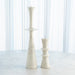 Global Views Center Flair Candle Stand - White