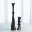 Global Views Black Center Flair Candle Stand
