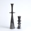 Global Views Black Double Flair Candle Stand