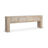 Classic Home Qena Reclaimed Wood 4Dwr Console Table