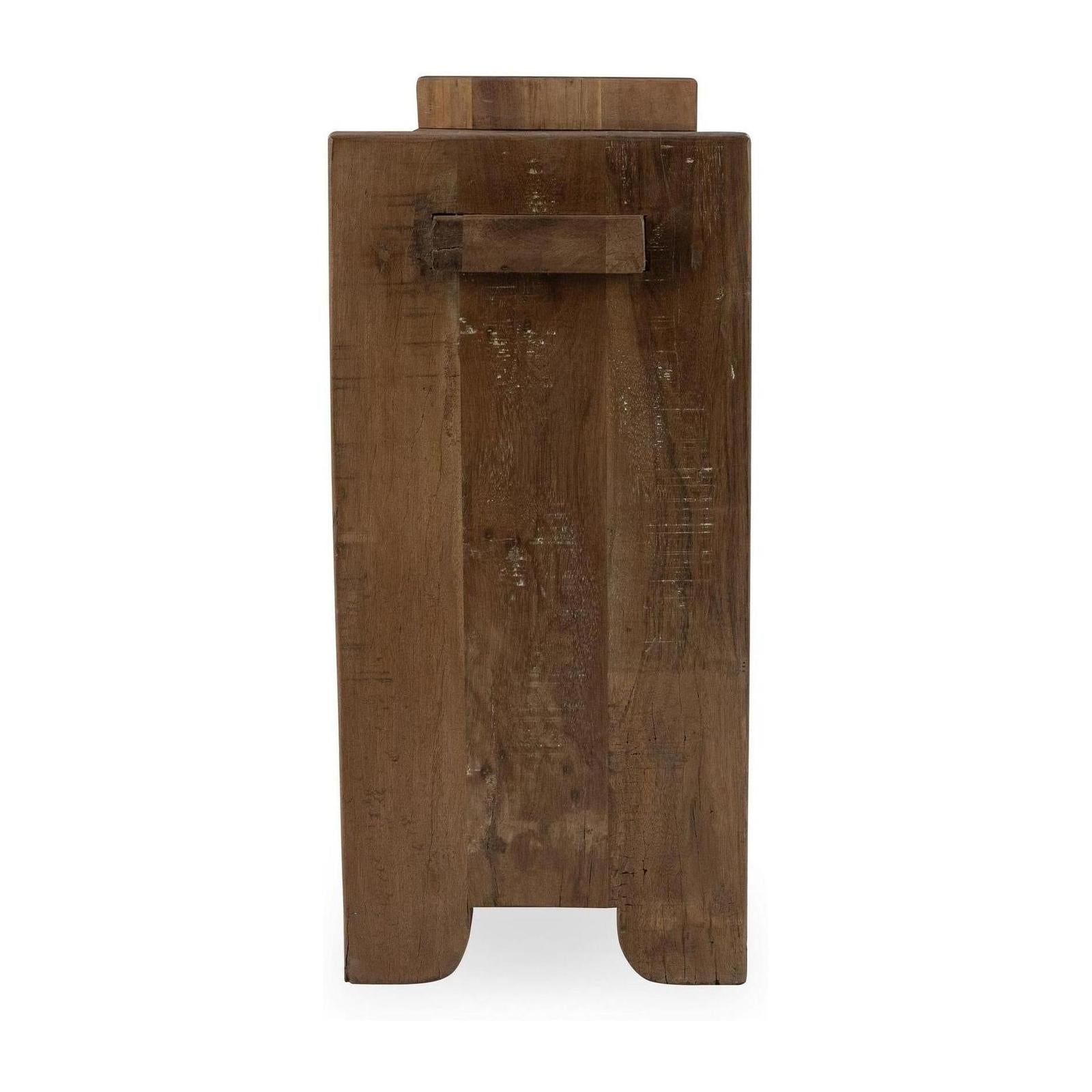 Classic Home Marsa Reclaimed Wood 3Dwr Console Table