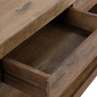 Classic Home Marsa Reclaimed Wood 3Dwr Console Table