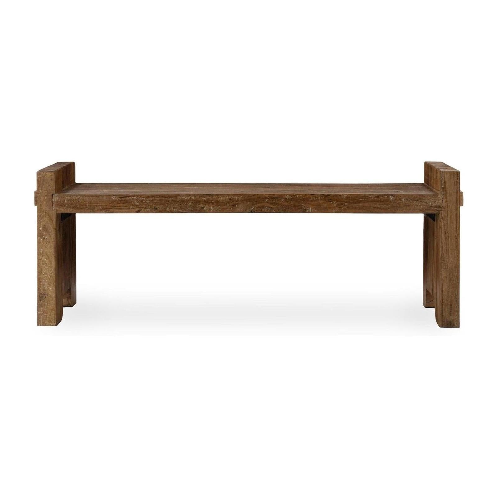 Classic Home Marsa Reclaimed Wood Bench