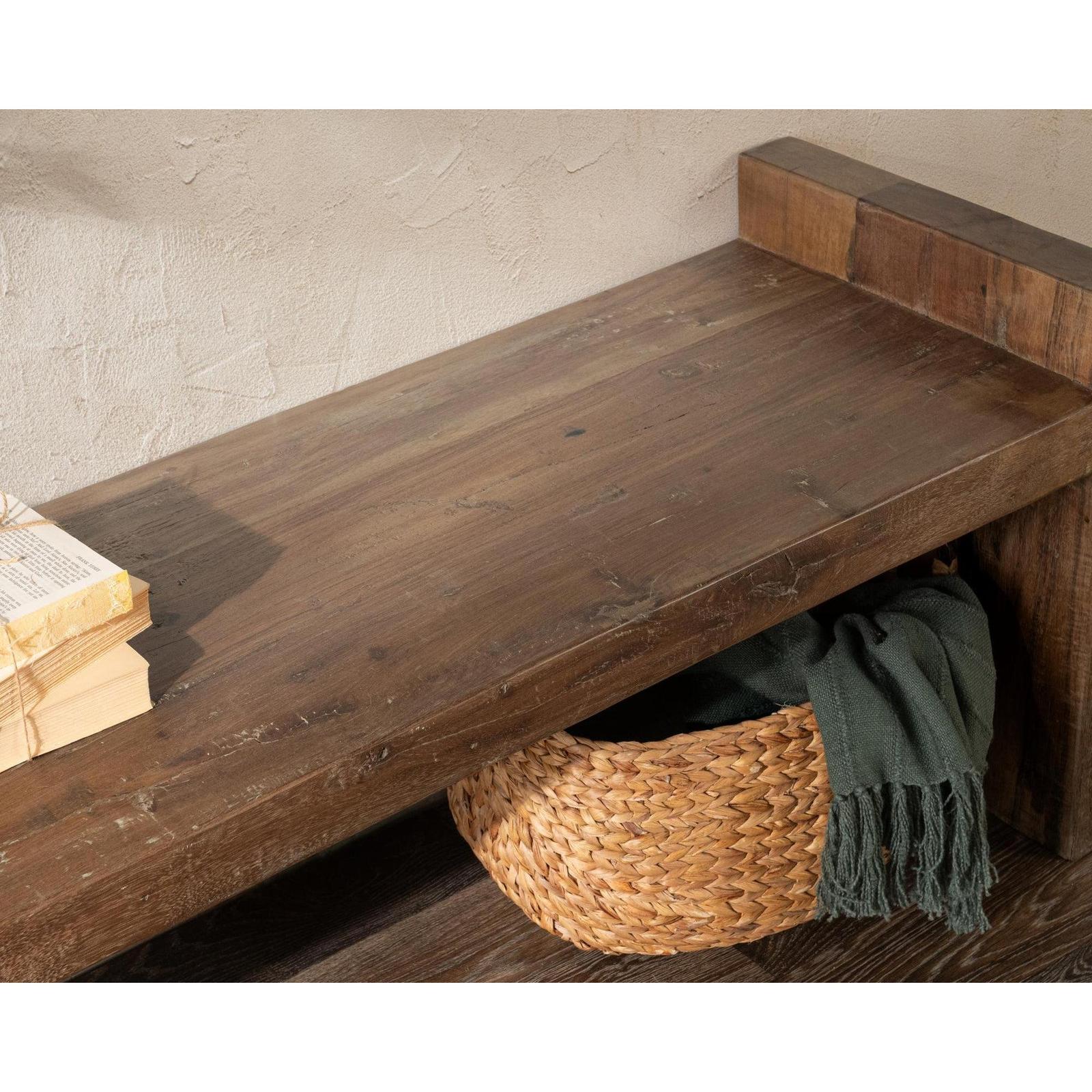 Classic Home Marsa Reclaimed Wood Bench