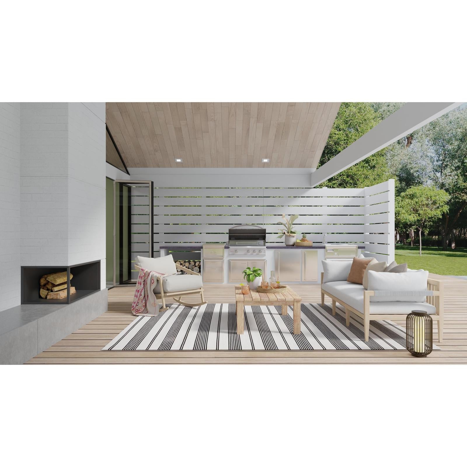 Feizy Duprine 0560F Transitional Stripes Rug