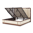 Michael Amini Mason Park Platform Bed with Lift Mechanism - Umber