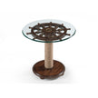 Magnussen Home Beaufort Dark Oak Round Accent Table