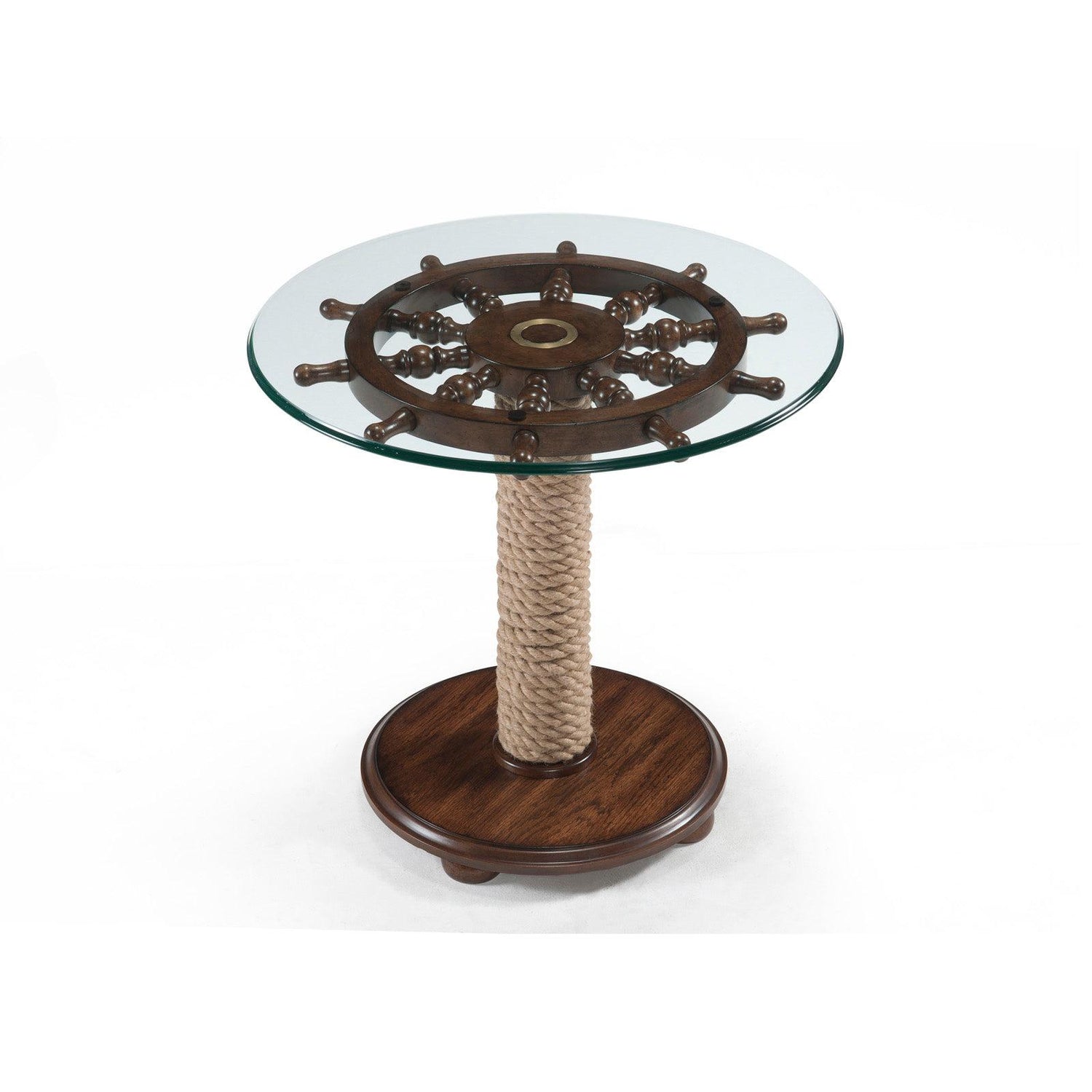 Magnussen Home Beaufort Dark Oak Round Accent Table