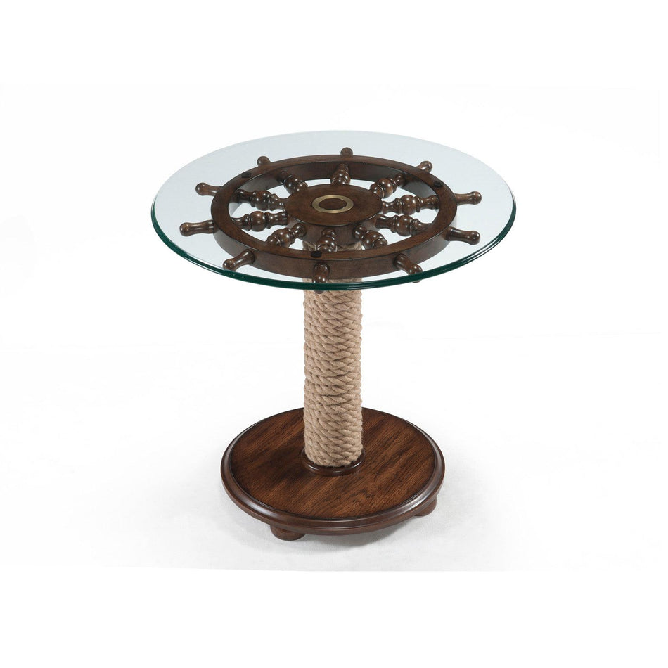 Magnussen Home Beaufort Dark Oak Round Accent Table