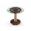 Magnussen Home Beaufort Dark Oak Round Accent Table