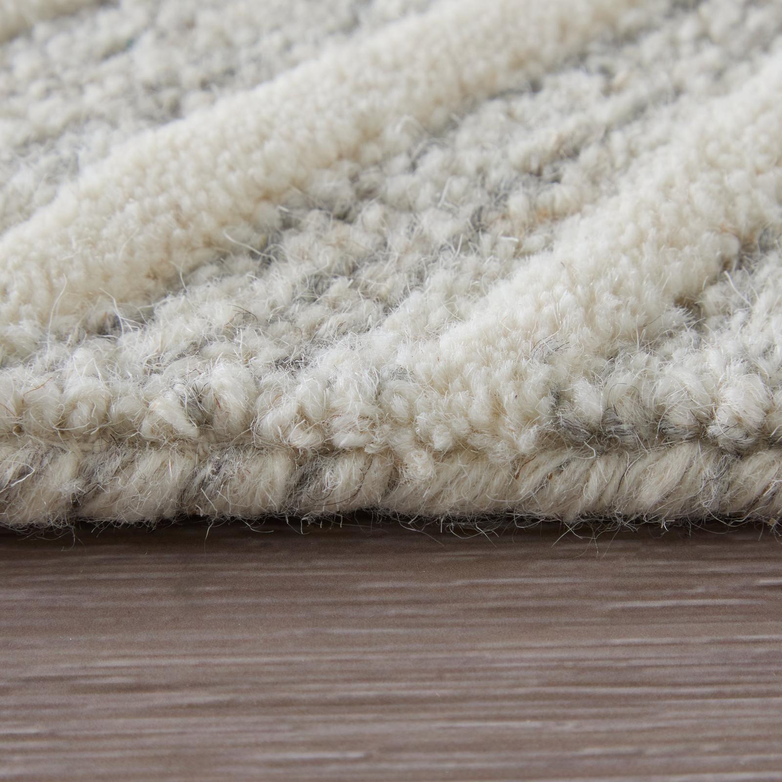Feizy Enzo 8737F Transitional Geometric Rug in Tan/Ivory