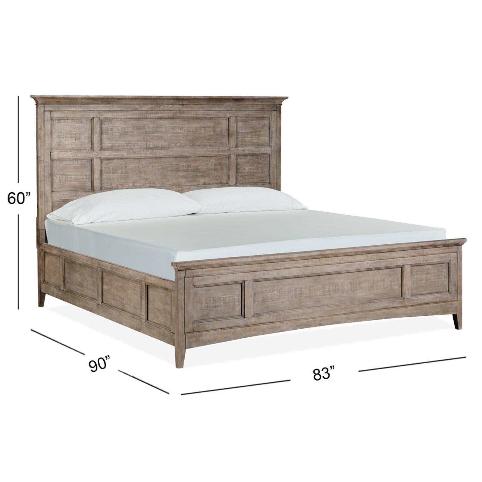 Magnussen Home Paxton Place Dovetail Grey Panel Bed