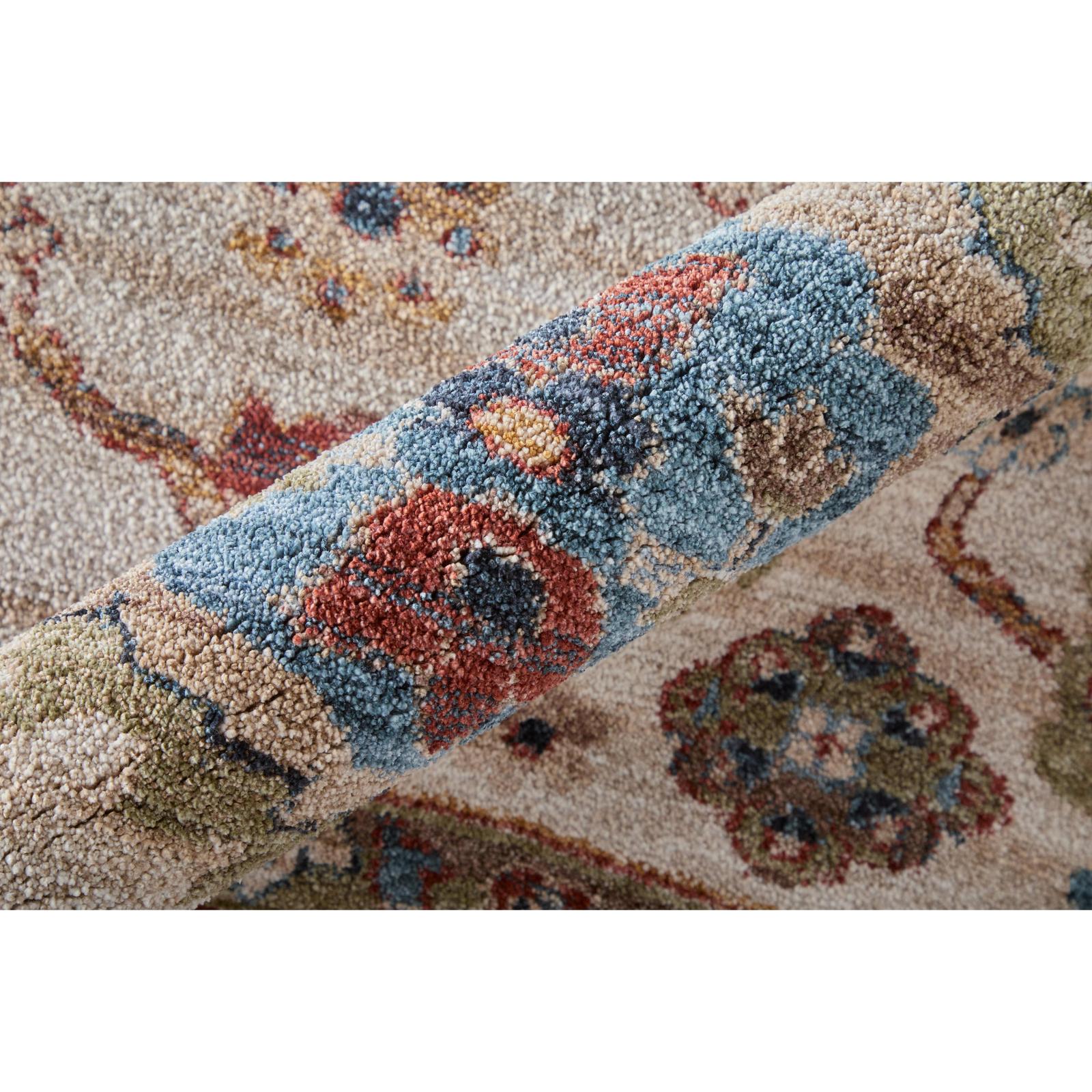 Feizy Pearson 39SUF Traditional Oriental, Ivory/Green/Red, Rug