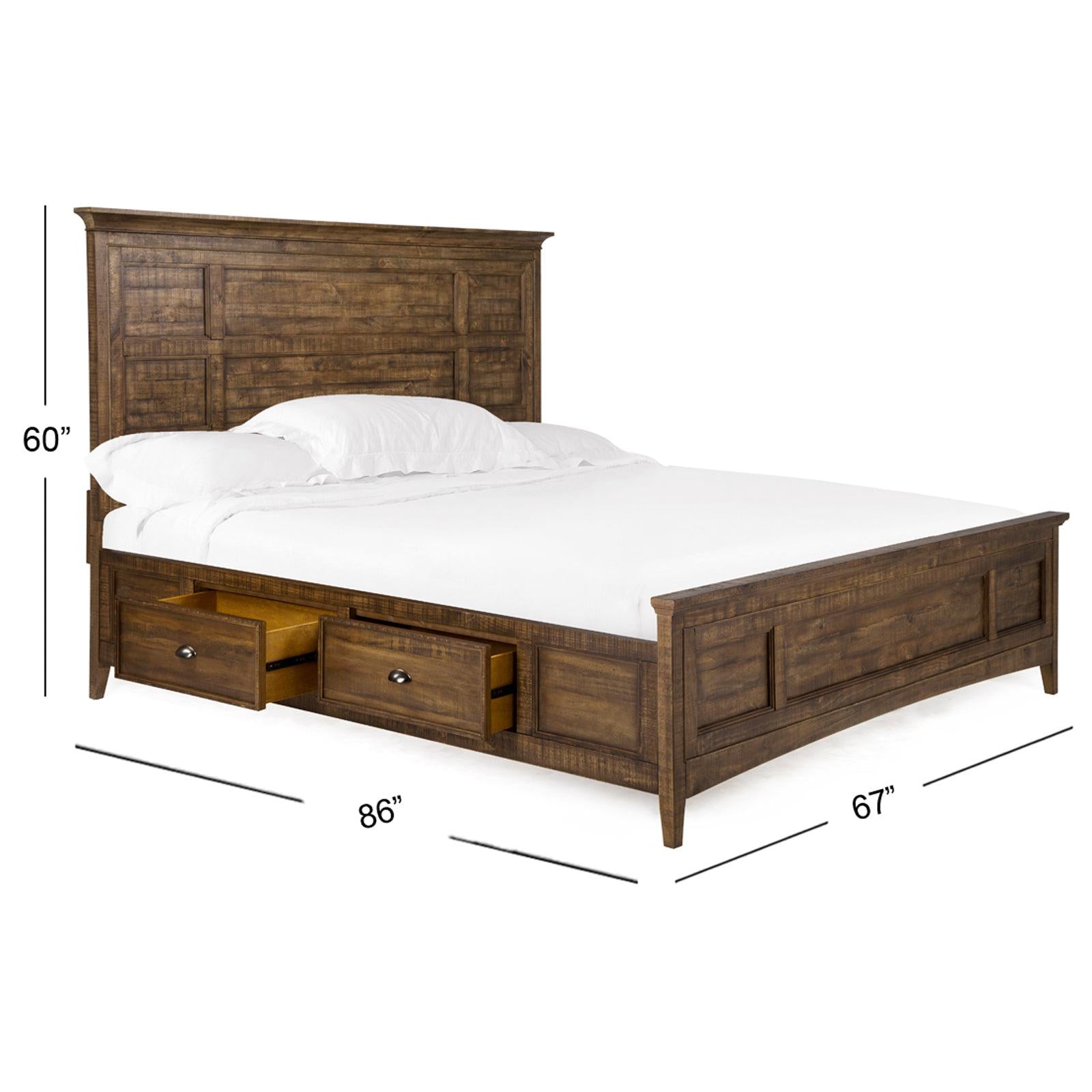 Magnussen Home Bay Creek Toasted Nutmeg Panel Bed