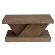 Magnussen Home Lansbury Antique Wheat Square Cocktail Table With Casters