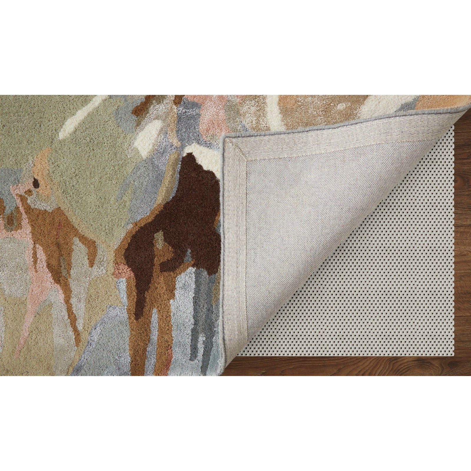 Feizy Dafney 8868F Transitional Floral & Botanical in Tan/Gray/Green