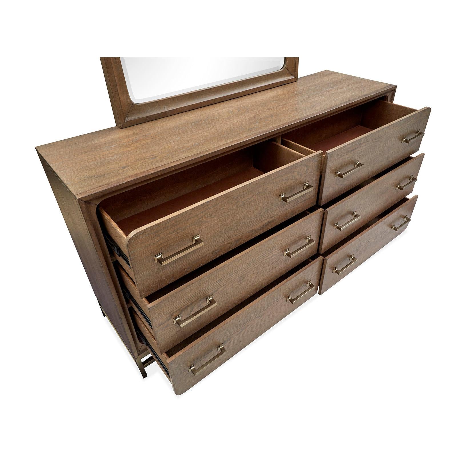 Magnussen Home Lindon Belgian Wheat & Coffee Bean Double Drawer Dresser