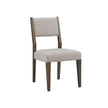 Magnussen Home Kavanaugh Weathered Kona Brown Upholstered Side Chair Set of 2