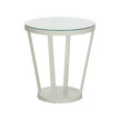 Chelsea House Flower of Life White Side Table