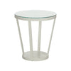Chelsea House Flower of Life White Side Table