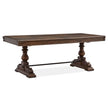 Magnussen Home Durango Willadeene Brown Extendable Trestle Dining Table