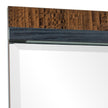 Michael Amini Kayner Dresser Mirror with LED Lights - Charcoal