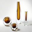 Global Views Cut Glass Vase