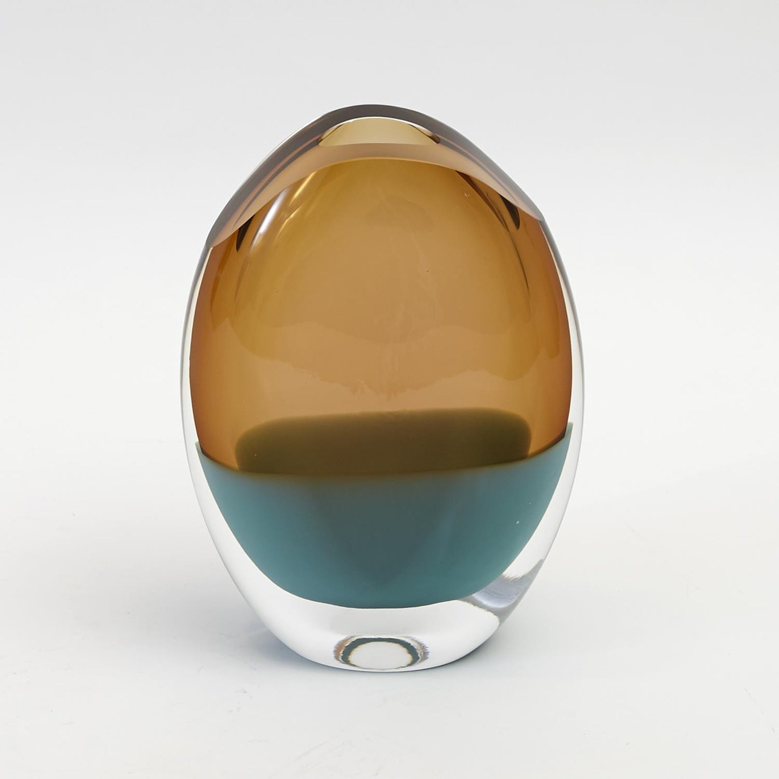 Global Views Pistachio Amber Oval Vase