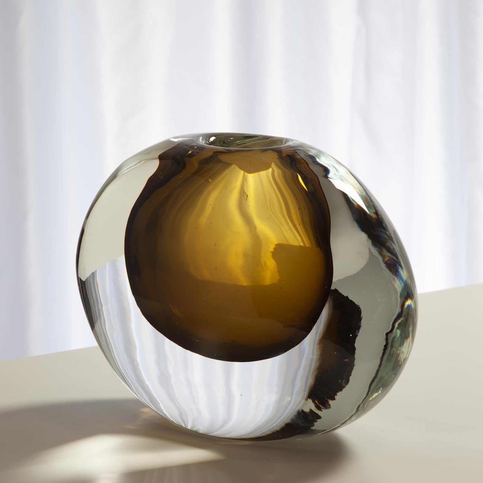 Global Views Offset Round Vase