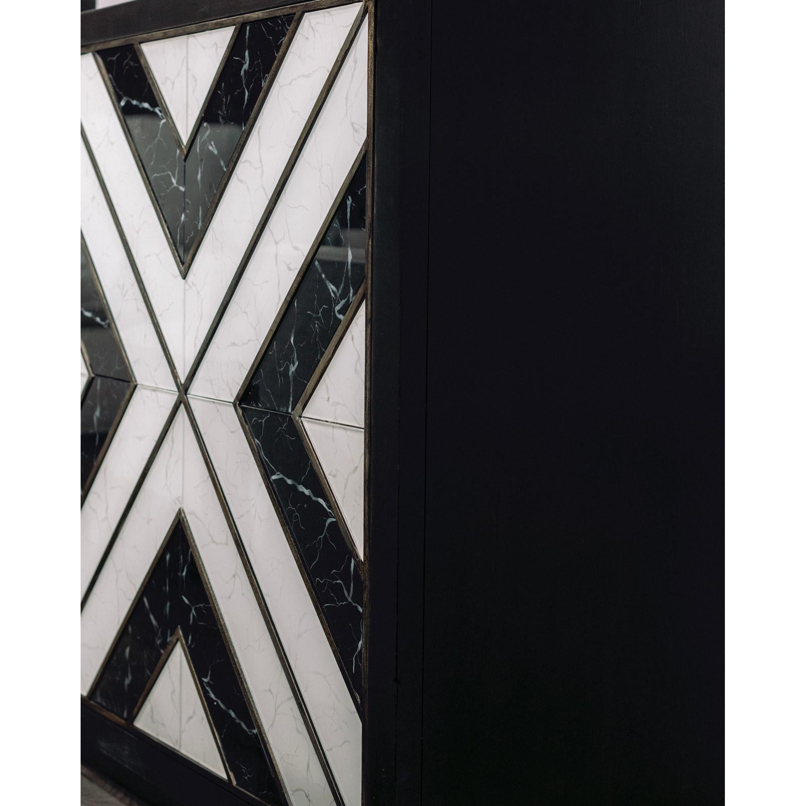 Hooker Furniture Sanctuary Noir Et Blanc Entertainment Console
