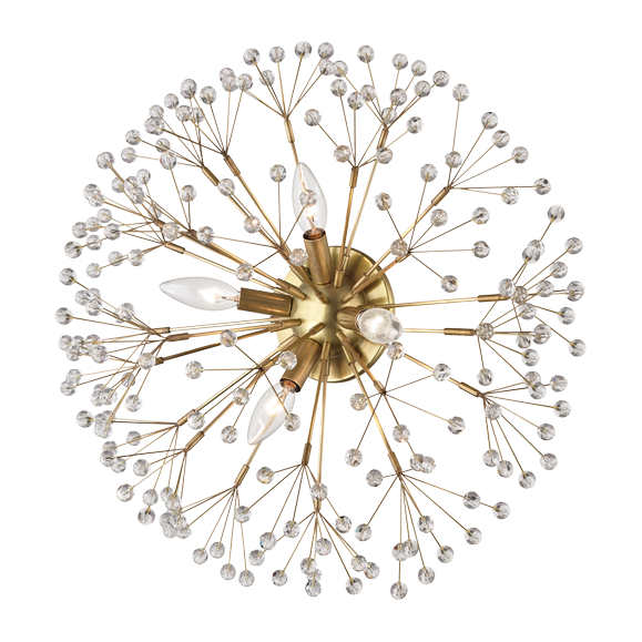 Hudson Valley Lighting Dunkirk 4 Light 20 inch Semi Flush Ceiling Light