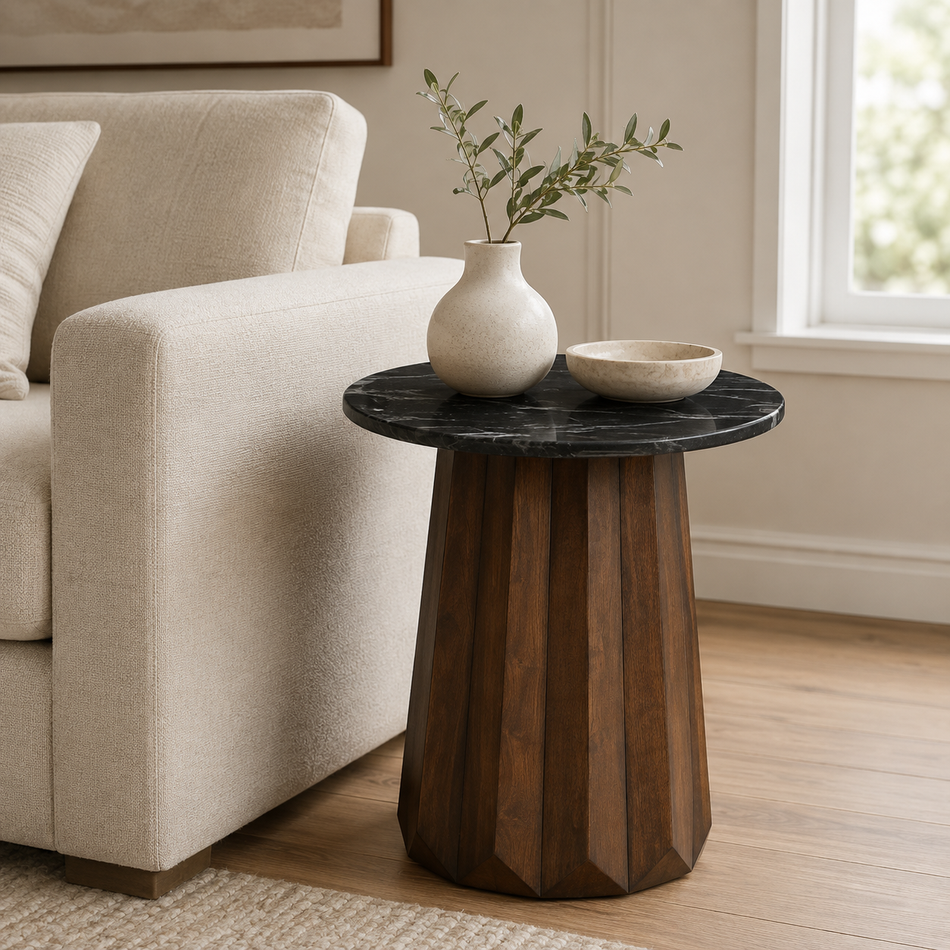 Bassett Mirror Jennings Round End Table