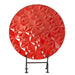 Global Views Geometric Charger - Red