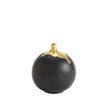 Global Views Dipped Golden Crackle Vase