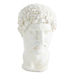 Global Views White Glaze Hadrian Sculpture