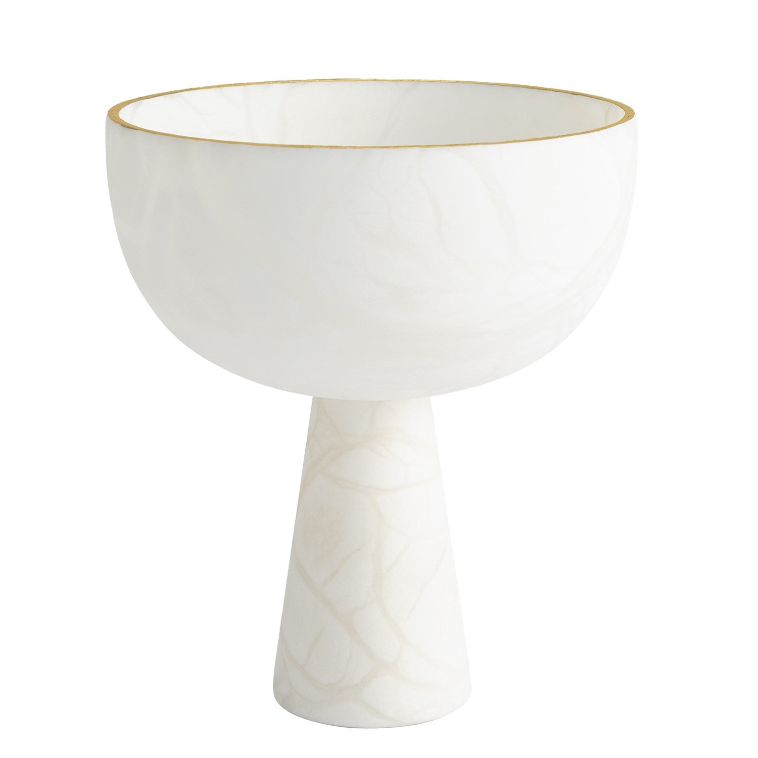 Global Views Footed Alabaster Bowl