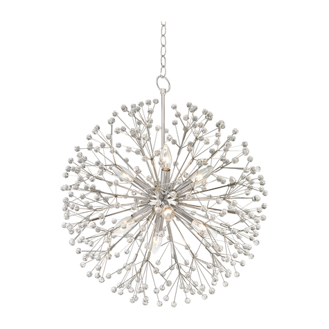Hudson Valley Lighting Dunkirk 8 Light 20 inch Chandelier Ceiling Light