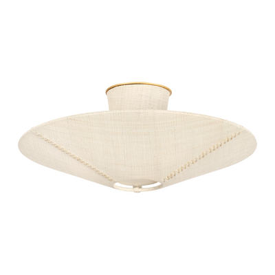 Hudson Valley Lighting Salisbury Mills 3 Light 20.5 inch Gold Leaf Semi Flush Ceiling Light