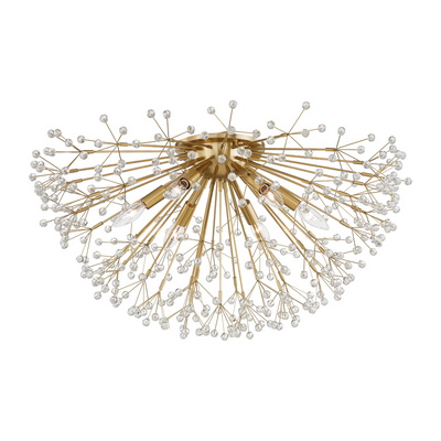 Hudson Valley Lighting Dunkirk 6 Light 30 inch Semi Flush Ceiling Light